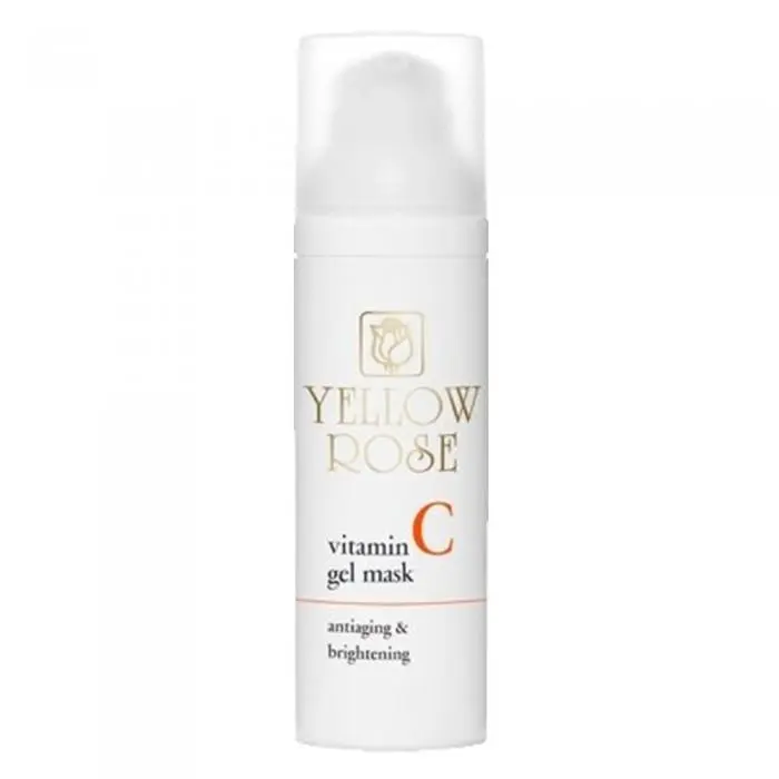 Гелева маска з вітаміном С для обличчя, Yellow Rose Vitamin C Gel Mask