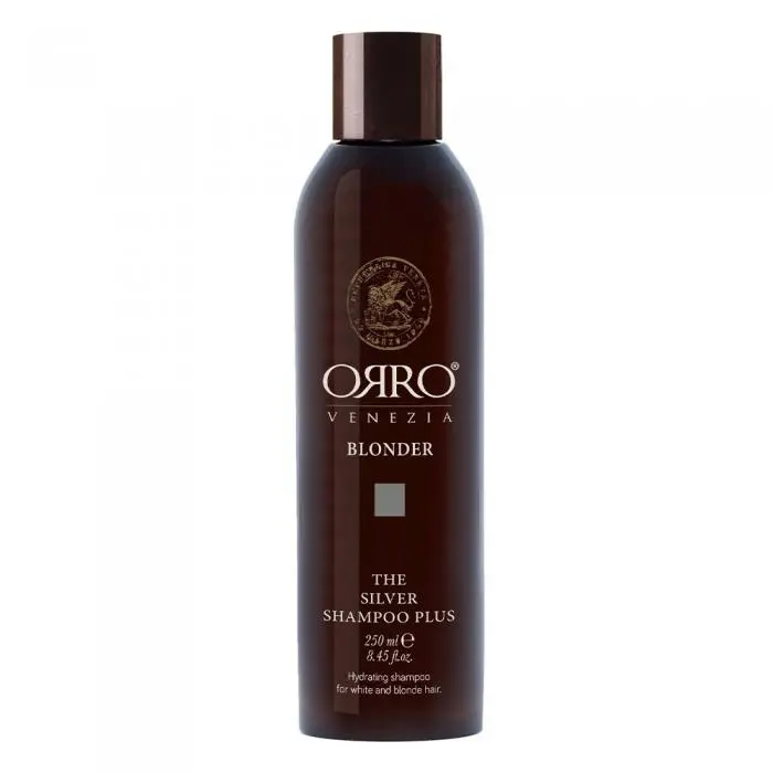 Серебряный шампунь для светлых волос с более интенсивным пигментом, Orro Blonder Silver Shampoo Plus