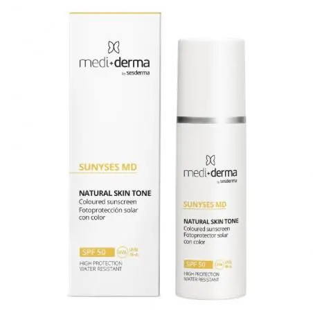 Тональный солнцезащитный крем для лица, Mediderma Sunyses MD Natural Skin Tone SPF50
