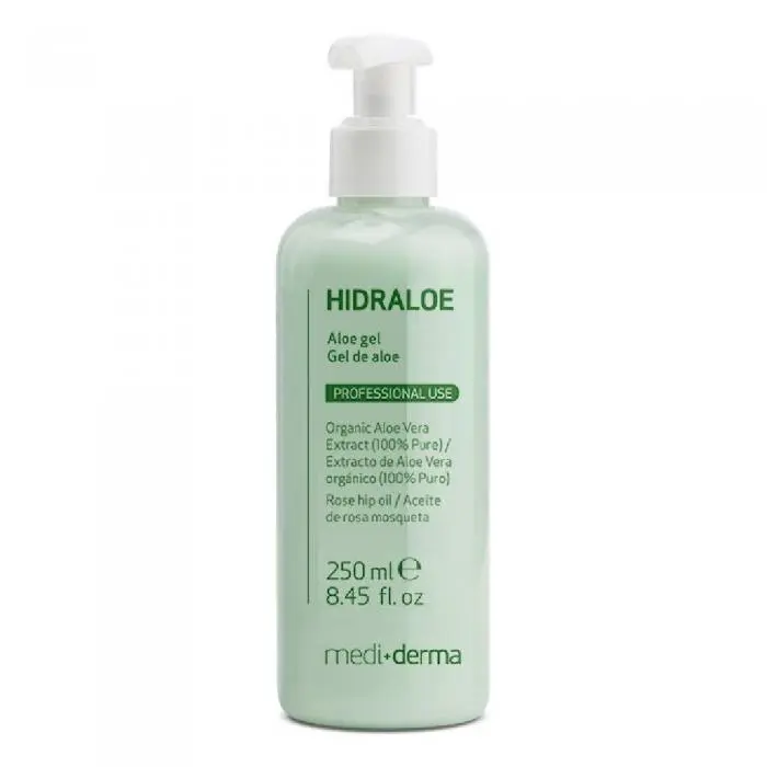 Професійний алое-гель для відновлення шкіри обличчя та тіла після пілінгу, Mediderma Hidraloe Pro Aloe Gel