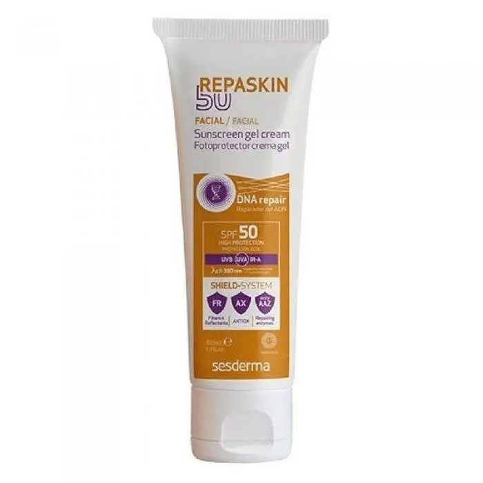 Сонцезахисний крем-гель для обличчя, Sesderma Repaskin Sunscreen Gel-Cream SPF50