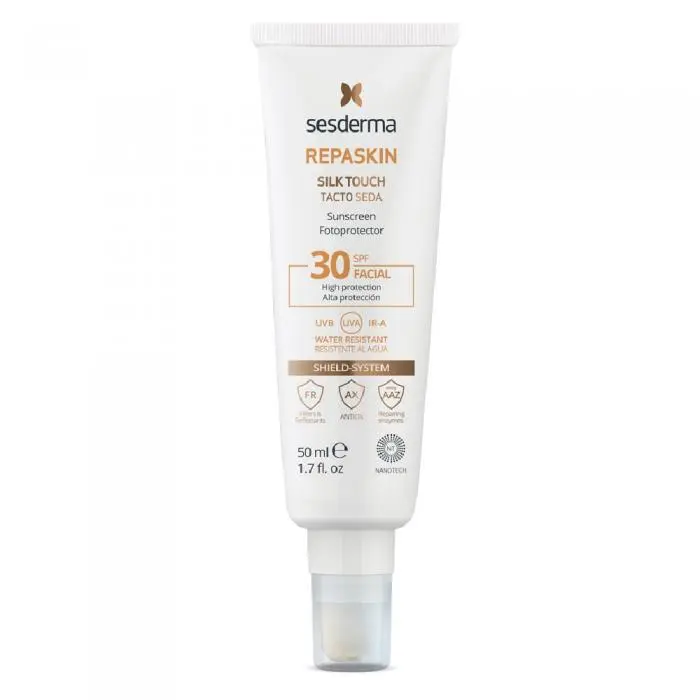 Сонцезахисний крем для обличчя «Шовковий дотик», Sesderma Repaskin Silk Touch SPF30