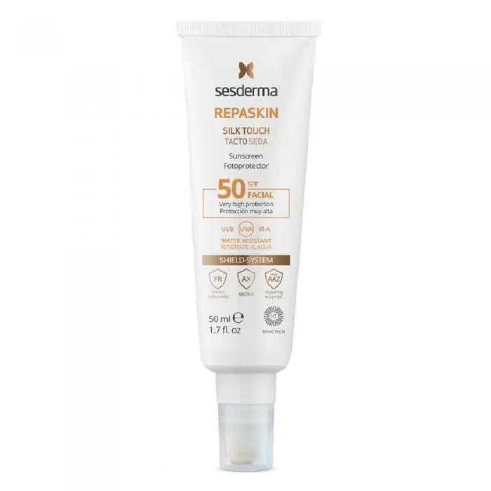 Солнцезащитный крем для лица «Шелковое прикосновение», Sesderma Repaskin Silk Touch SPF50