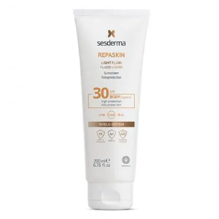 Флюид солнцезащитный для тела, Sesderma Repaskin Light Fluid Body Sunscreen Fotoprotector SPF30