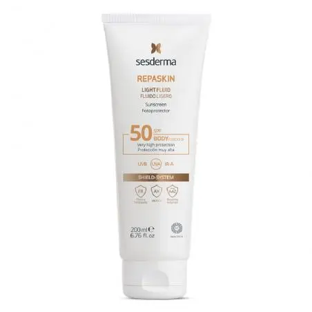 Флюид солнцезащитный для тела, Sesderma Repaskin Light Fluid Body Sunscreen Fotoprotector SPF50