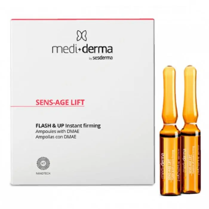 Підтягуюча сироватка для обличчя в ампулах, Mediderma Sens-Age Lift Flash&Up Instant Firming Ampoules