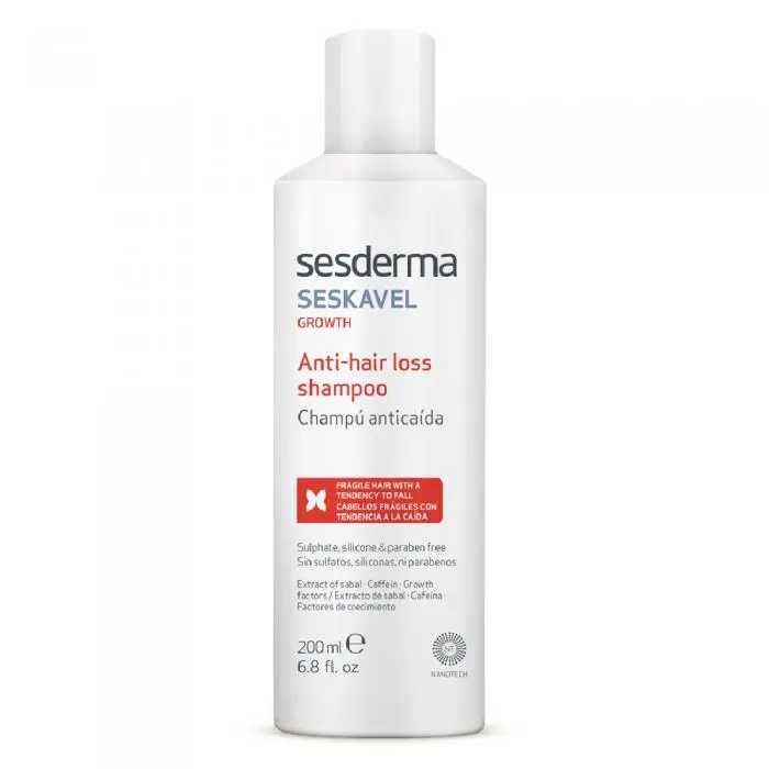 Шампунь проти випадіння волосся, Sesderma Seskavel Growth Anti-Hair Loss Shampoo