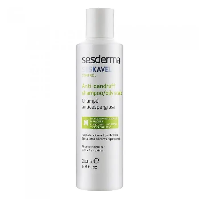 Шампунь против перхоти для жирных волос, Sesderma Seskavel Control Anti-Dandruff Shampoo Oily Scalp