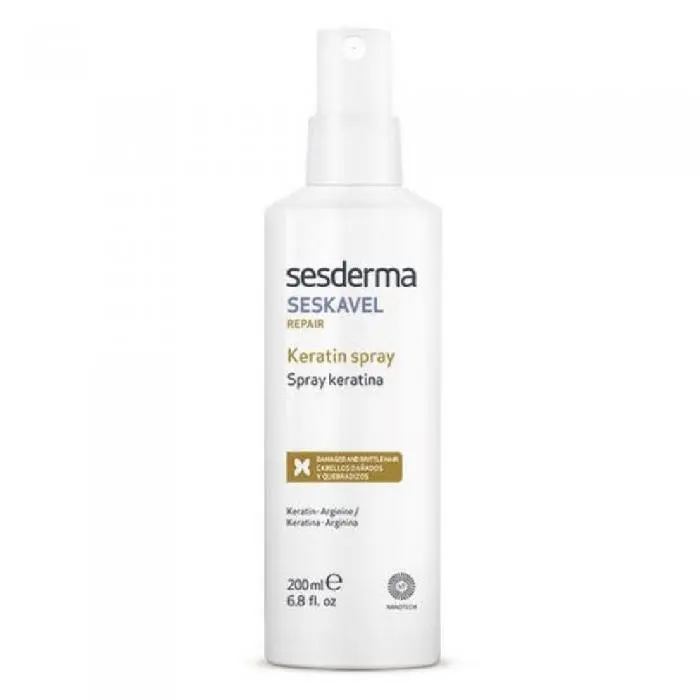 Розгладжуючий та відновлюючий спрей з кератином для волосся, Sesderma Seskavel Repair Keratin Spray