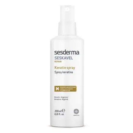 Разглаживающий и восстанавливающий спрей с кератином для волос, Sesderma Seskavel Repair Keratin Spray