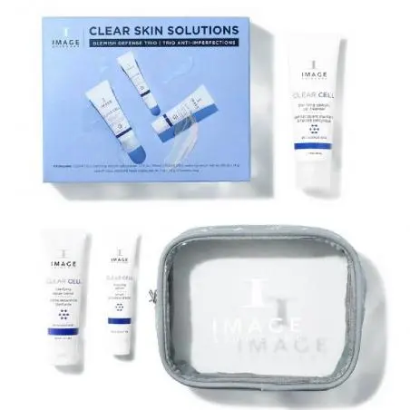 Набір для догляду за проблемною шкірою обличчя, Image Skincare Clear Skin Solutions Travel Kits