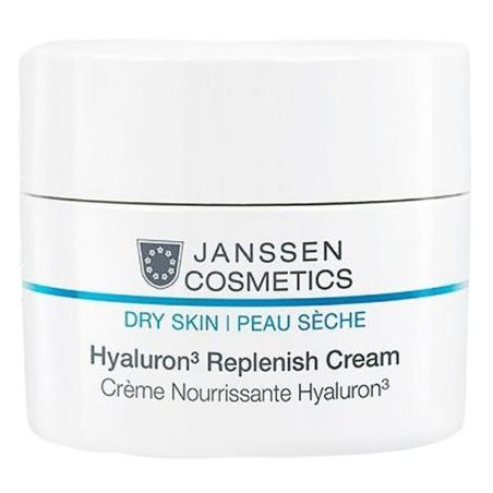 Крем с гиалуроновой кислотой для сухой кожи лица, Janssen Cosmetics Dry Skin Hyaluron³ Replenish Cream
