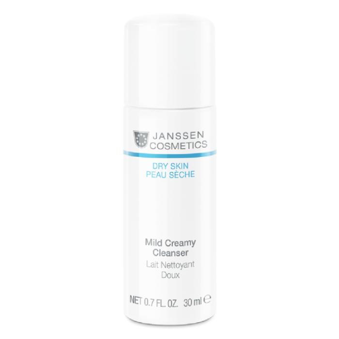 Очищуюче молочко для сухої та чутливої шкіри обличчя, Janssen Cosmetics Dry Skin Mild Creamy Cleanser