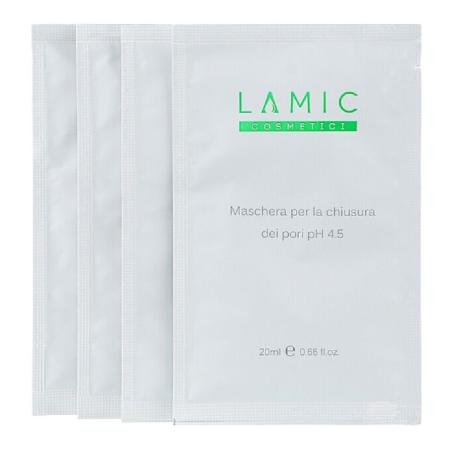 Маска для закриття пор шкіри обличчя, Lamic Cosmetici Maschera Per La Chiusura Dei Pori pH 4.5