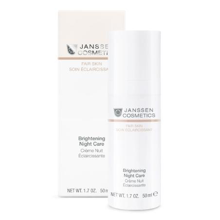 Осветляющий ночной крем для лица, Janssen Cosmetics Fair Skin Brightening Night Care