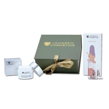 Подарунковий набір для обличчя «Пробудження+ліфтинг», Janssen Cosmetics Beauty Box Awake+Firm