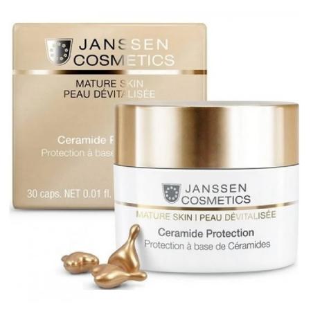 Капсули з керамідами для шкіри обличчя, Janssen Cosmetics Mature Skin Ceramide Protection Capsules
