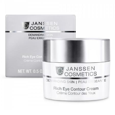 Питательный крем для кожи вокруг глаз, Janssen Cosmetics Demanding Skin Rich Eye Contour Cream