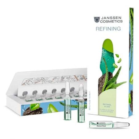 Ампулы с ретинолом для кожи лица, Janssen Cosmetics Ampoules Refining Retinol Fluid