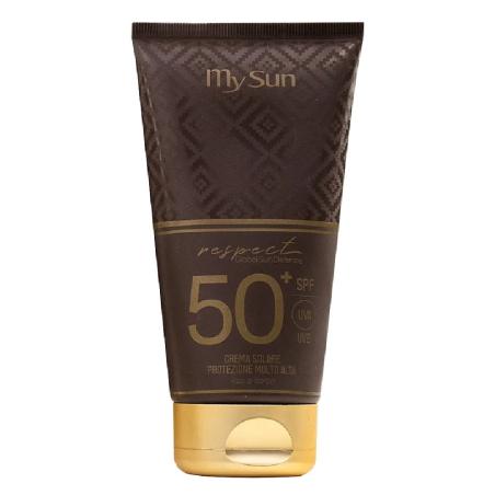 Сонцезахисний крем з ультрависоким ступенем захисту шкіри обличчя та тіла, My Sun GSD Respect SPF50+