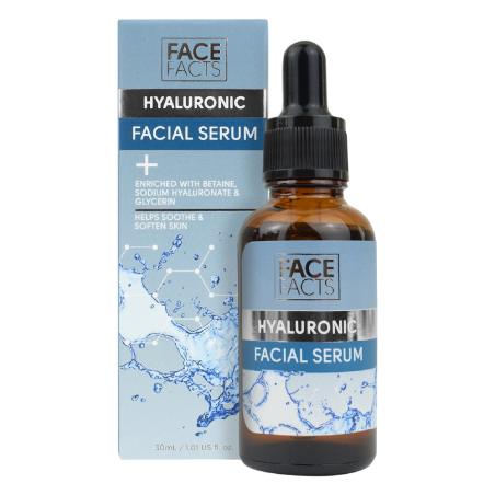 Гиалуроновая сыворотка для кожи лица, Face Facts Hyaluronic Hydrating Facial Serum