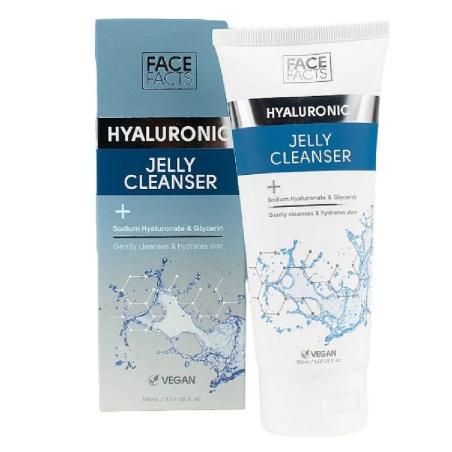 Желе з гіалуроновою кислотою для очищення шкіри обличчя, Face Facts Hyaluronic Jelly Cleanser