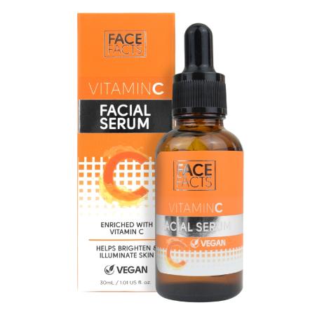 Сыворотка для кожи лица с витамином С, Face Facts Vitamin C Facial Serum