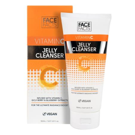 Желе для очищення шкіри обличчя з вітаміном С, Face Facts Vitamin C Jelly Cleanser