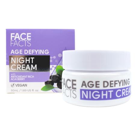 Нічний антивіковий крем для шкіри обличчя, Face Facts Age Defying Night Cream