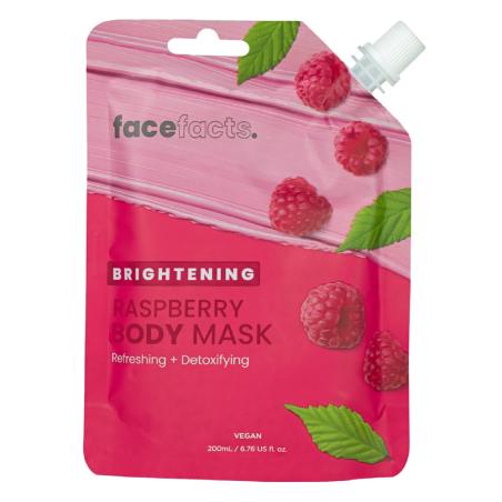Освітлююча грязьова маска для тіла «Малина», Face Facts Brightening Raspberry Body Mask