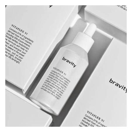 Ампульная высококонцентрированная антивозрастная сыворотка для лица, Bravity Derma VitaFlex 91 Ampoule
