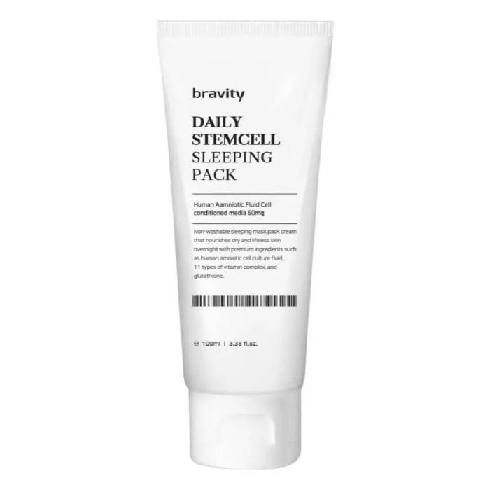 Ночная антивозрастная крем-маска для лица, Bravity Daily Stem Cell Sleeping Pack