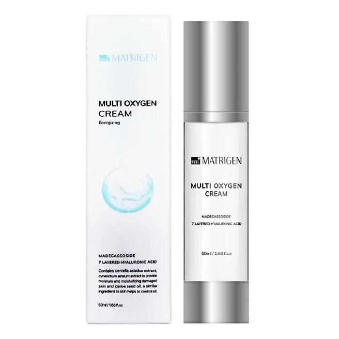 Łagodzący, nawilżający krem do wrażliwej skóry twarzy, Matrigen Multi Oxygen Cream