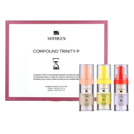 Ensemble combiné de sérums actifs pour le visage, Matrigen Compound Trinity P (Combo Pack)